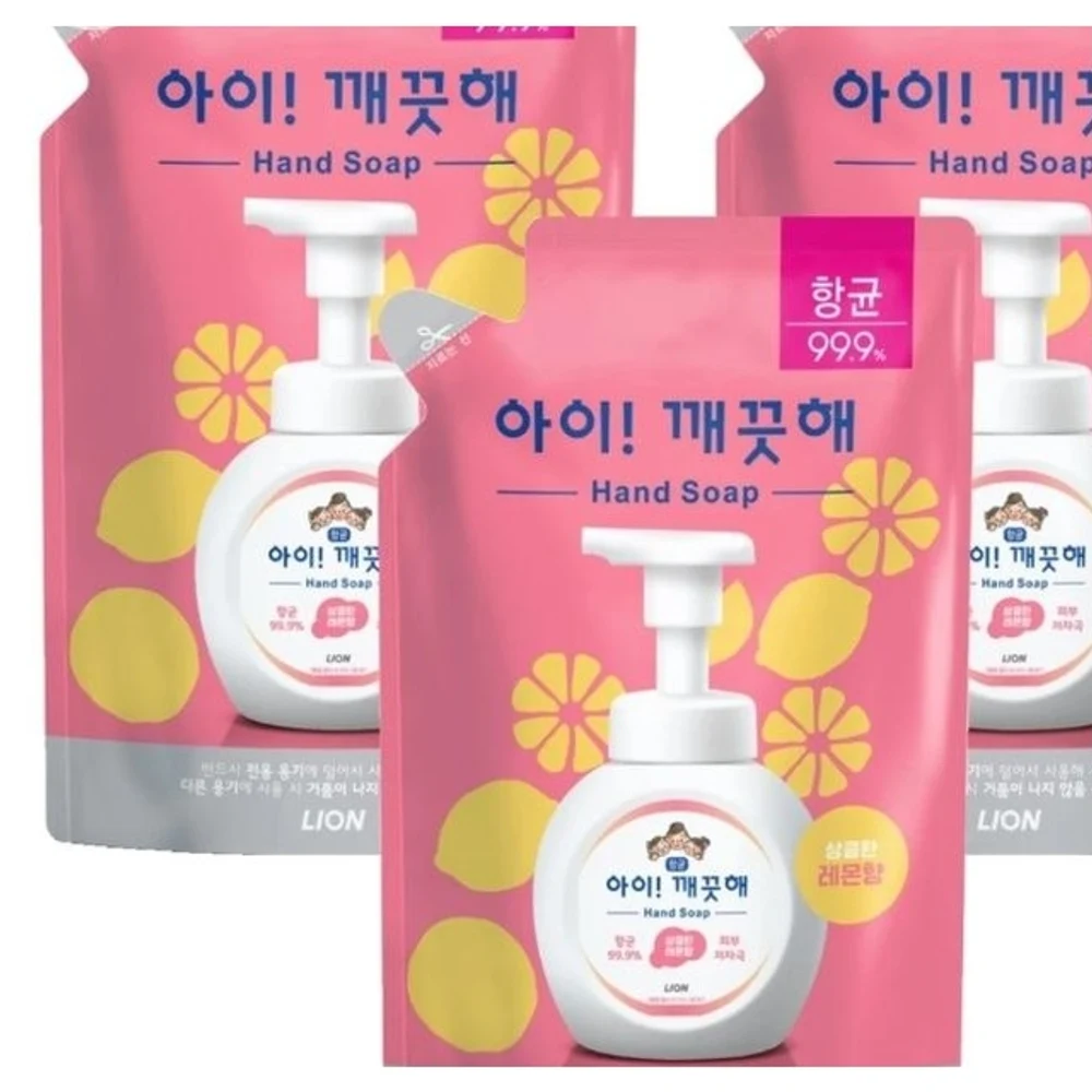 아이깨끗해 핸드워시 리필 레몬향